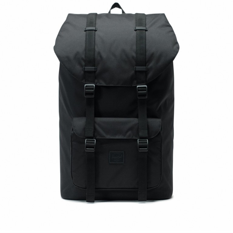 Rucksack Little America Light Volumen 23 Liter Black, Farbe: schwarz, Marke: Herschel, EAN: 0828432255481, Abmessungen in cm: 28x50x17, Bild 1 von 4