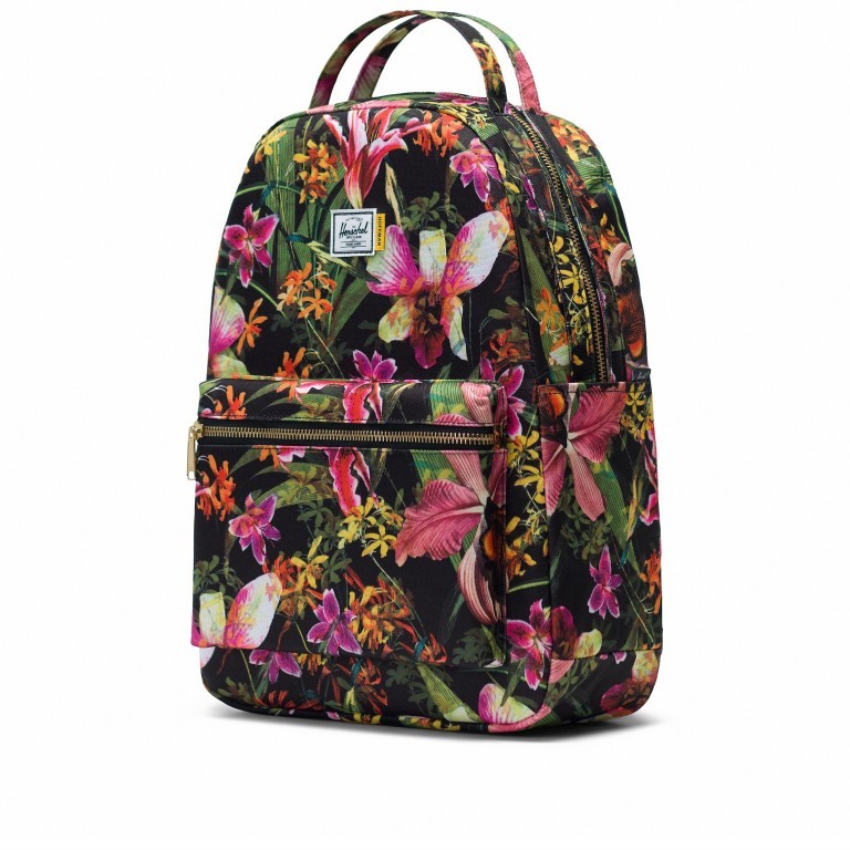 Rucksack Nova Mid Volumen 20 Liter Jungle Hoffman, Farbe: schwarz, Marke: Herschel, EAN: 0828432249190, Abmessungen in cm: 38x42x13, Bild 2 von 5