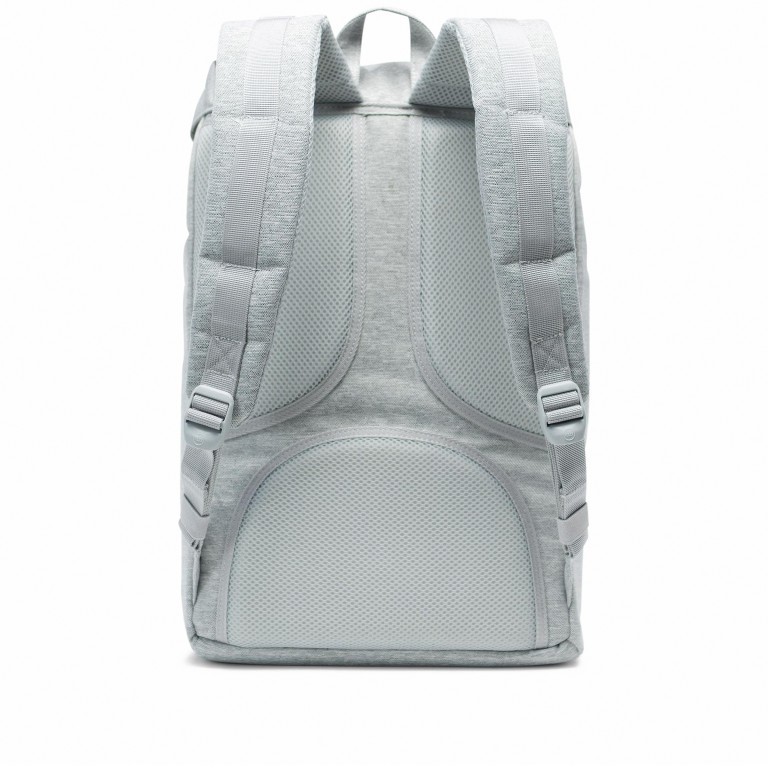 Rucksack Little America Medium Rubber Straps Volumen 14 Liter Light Grey Crosshatch, Farbe: grau, Marke: Herschel, EAN: 0828432210923, Abmessungen in cm: 28x43x12, Bild 3 von 5