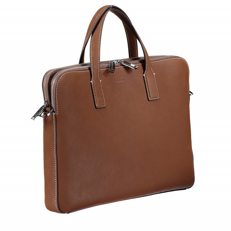 Aktentasche Crosstown Documentcase S Light Pastel Brown, Farbe: braun, Marke: BOSS, EAN: 4029049582786, Abmessungen in cm: 38.5x29x4, Bild 2 von 7