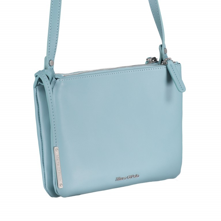 Schultertasche Nele Sky Blue, Farbe: blau/petrol, Marke: Marc O'Polo, EAN: 4059184042241, Abmessungen in cm: 24.5x17x4, Bild 2 von 6