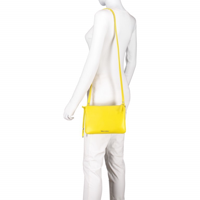 Schultertasche Nele Lemon Yellow, Farbe: gelb, Marke: Marc O'Polo, EAN: 4059184042227, Abmessungen in cm: 24.5x17x4, Bild 4 von 6