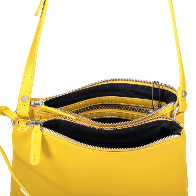 Schultertasche Nele Lemon Yellow, Farbe: gelb, Marke: Marc O'Polo, EAN: 4059184042227, Abmessungen in cm: 24.5x17x4, Bild 6 von 6