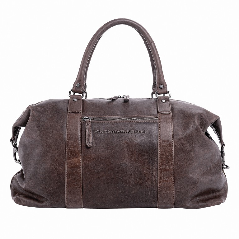 Reisetasche Max Brown, Farbe: braun, Marke: The Chesterfield Brand, EAN: 8719241035765, Abmessungen in cm: 48x32x17, Bild 1 von 4