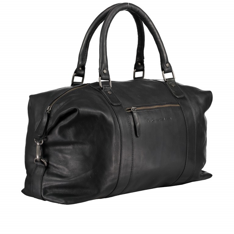 Reisetasche Max Black, Farbe: schwarz, Marke: The Chesterfield Brand, EAN: 8719241035734, Abmessungen in cm: 48x32x17, Bild 2 von 8