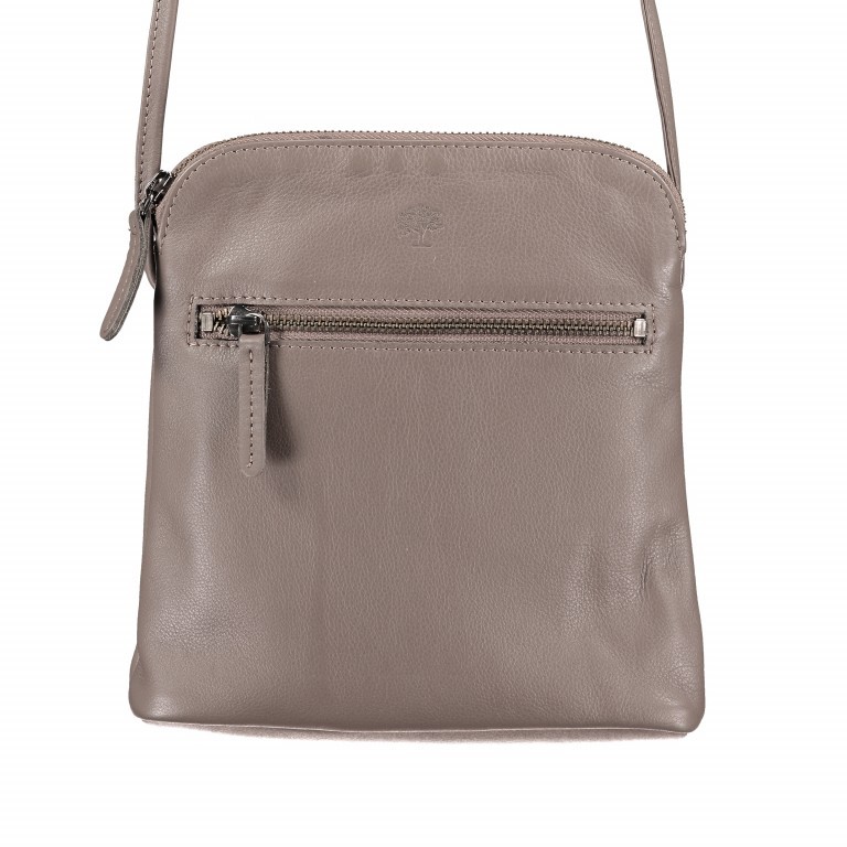 Umhängetasche Milano Karen Taupe, Farbe: taupe/khaki, Marke: Hausfelder Manufaktur, EAN: 4251672717529, Abmessungen in cm: 19x22x5, Bild 1 von 6