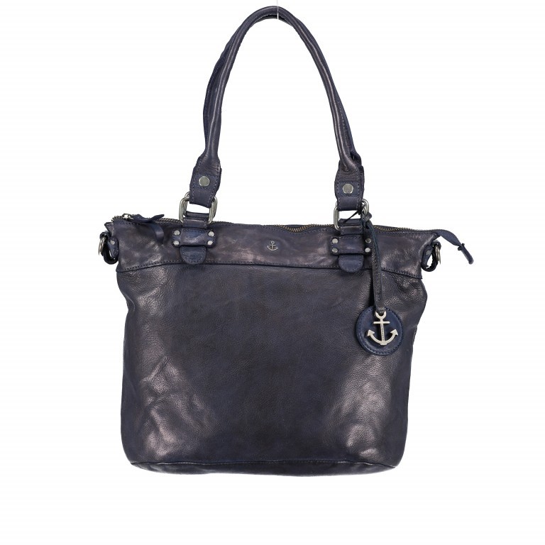 Shopper Anchor-Love Bianca B3.5938 Midnight Navy, Farbe: blau/petrol, Marke: Harbour 2nd, EAN: 4046478036062, Abmessungen in cm: 36x27x12.5, Bild 1 von 8