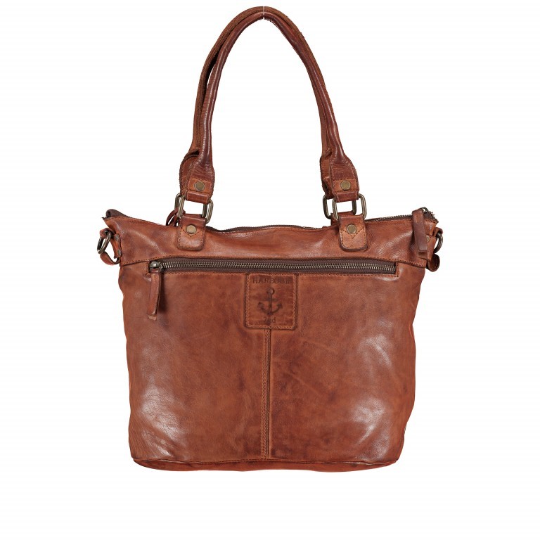 Shopper Anchor-Love Bianca B3.5938 Midnight Navy, Farbe: blau/petrol, Marke: Harbour 2nd, EAN: 4046478036062, Abmessungen in cm: 36x27x12.5, Bild 3 von 8