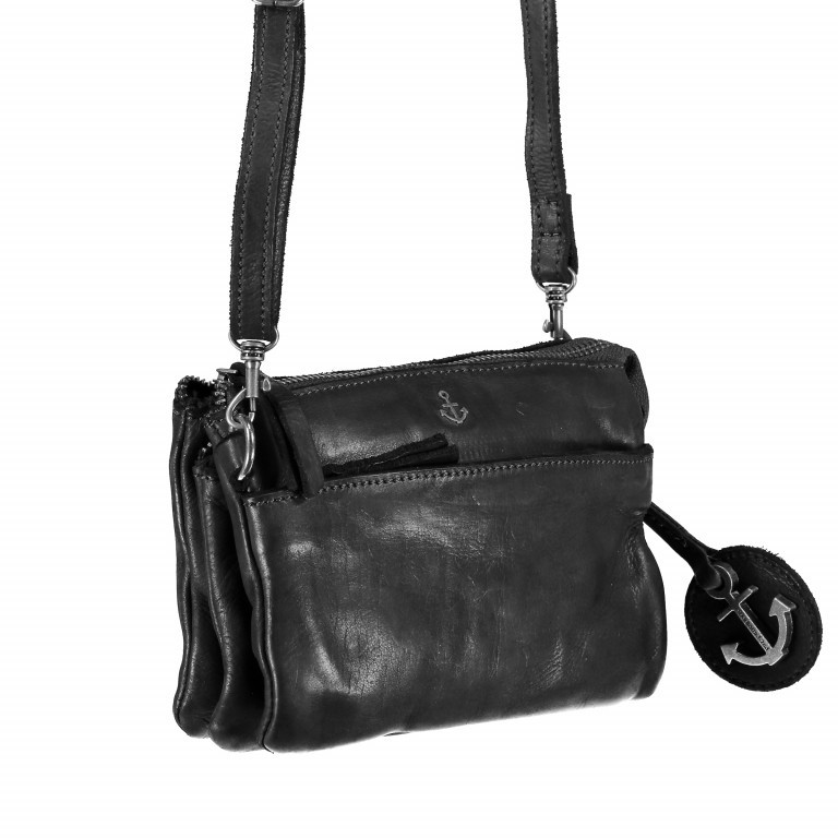 Umhängetasche / Gürteltasche Anchor-Love Perla B3.7589 Dark Ash, Farbe: anthrazit, Marke: Harbour 2nd, EAN: 4046478036253, Abmessungen in cm: 20x13x7.5, Bild 2 von 8