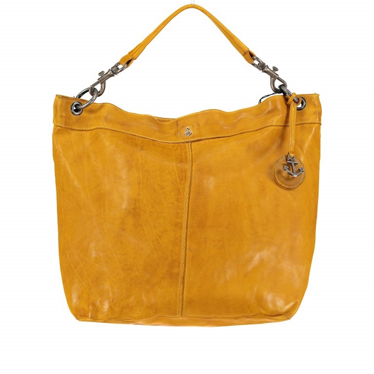 Beuteltasche Anchor-Love Vicky B3.7834 Oriental Mustard, Farbe: gelb, Marke: Harbour 2nd, EAN: 4046478036499, Abmessungen in cm: 46x41x14.5, Bild 1 von 8