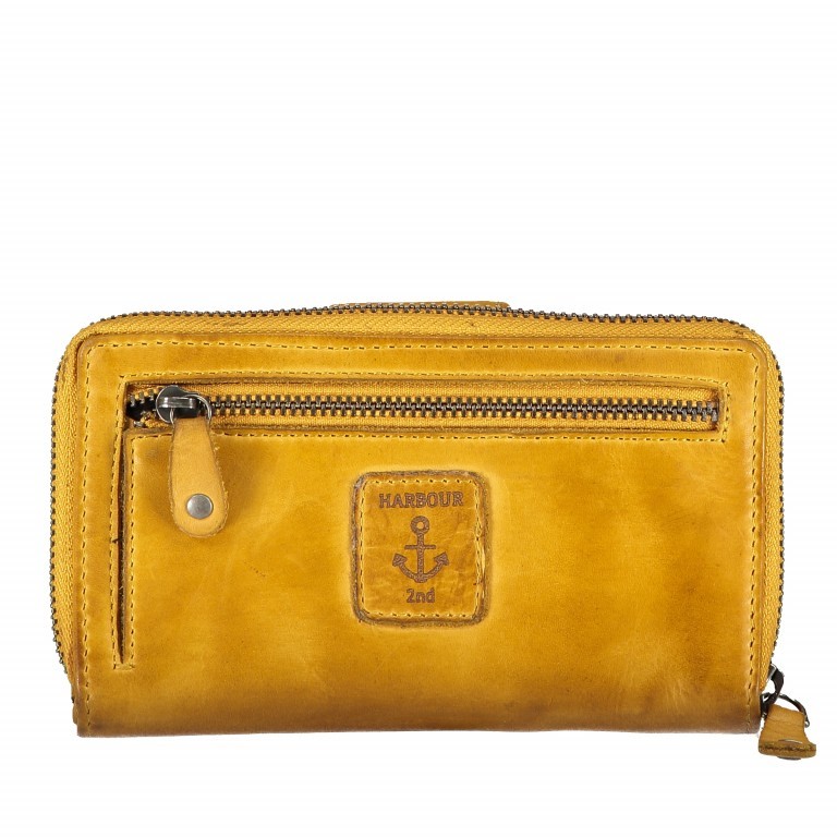 Geldbörse Anchor-Love Linn B3.0646 Oriental Mustard, Farbe: gelb, Marke: Harbour 2nd, EAN: 4046478035553, Abmessungen in cm: 16x10x3, Bild 2 von 4