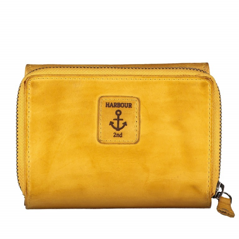 Geldbörse Anchor-Love Vivika B3.0882 Oriental Mustard, Farbe: gelb, Marke: Harbour 2nd, EAN: 4046478035638, Abmessungen in cm: 14x11x4, Bild 2 von 4