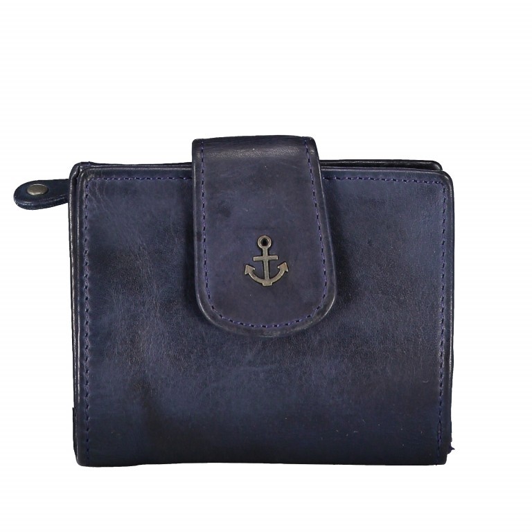 Geldbörse Anchor-Love Stella B3.1547 Midnight Navy, Farbe: blau/petrol, Marke: Harbour 2nd, EAN: 4046478035836, Abmessungen in cm: 10.5x8.5x3, Bild 1 von 5