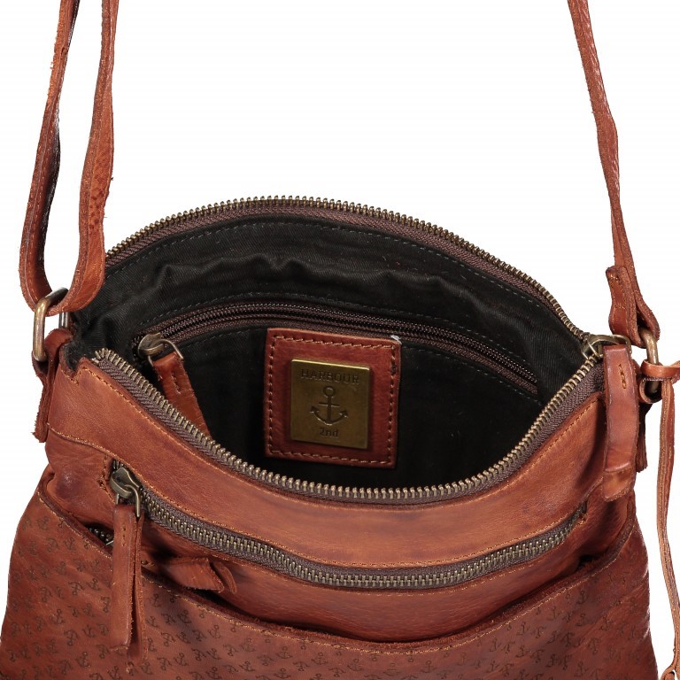 Umhängetasche Logo-Laser Lou-Ann B3.7600 Charming Cognac, Farbe: cognac, Marke: Harbour 2nd, EAN: 4046478037458, Abmessungen in cm: 27x23.5x5, Bild 7 von 7