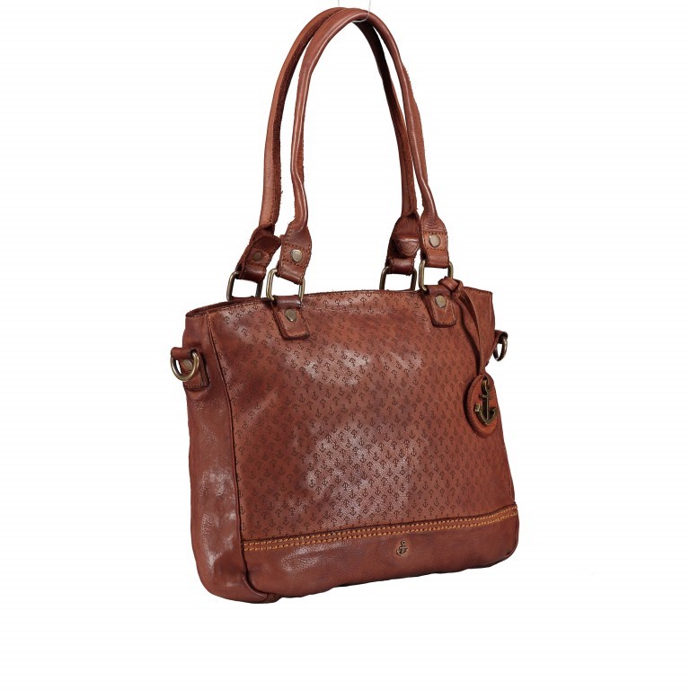Shopper Logo-Laser Ave B3.7611 Charming Cognac, Farbe: cognac, Marke: Harbour 2nd, EAN: 4046478037489, Abmessungen in cm: 34x29x5, Bild 2 von 8