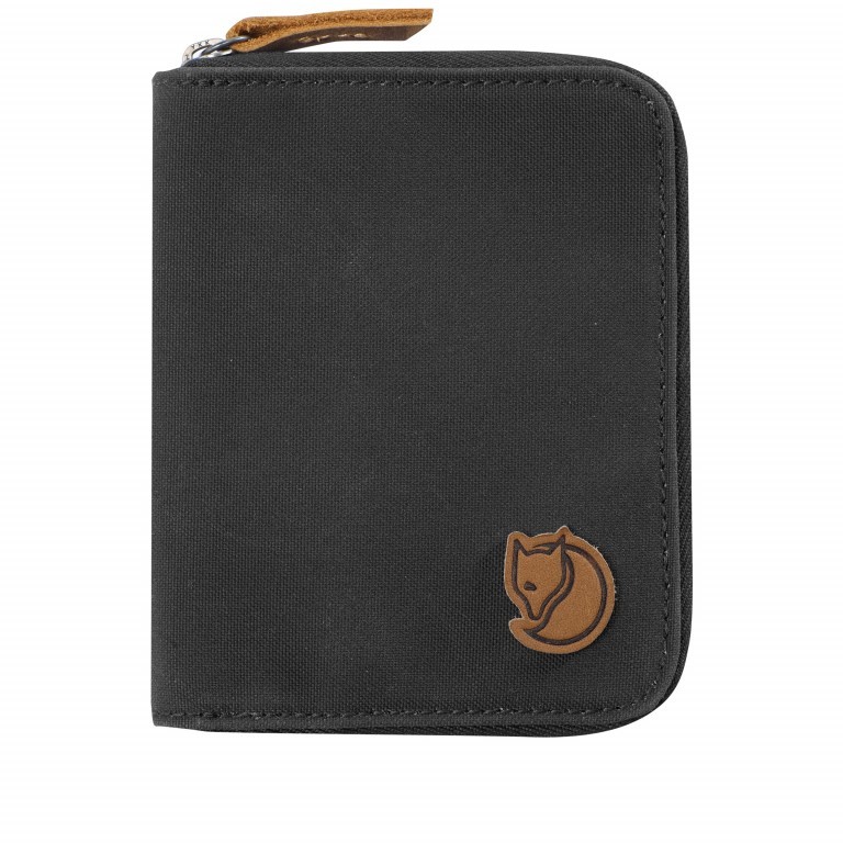 Geldbörse Zip Wallet Dark Grey, Farbe: anthrazit, Marke: Fjällräven, EAN: 7323450022402, Abmessungen in cm: 12x9.5x2, Bild 1 von 4