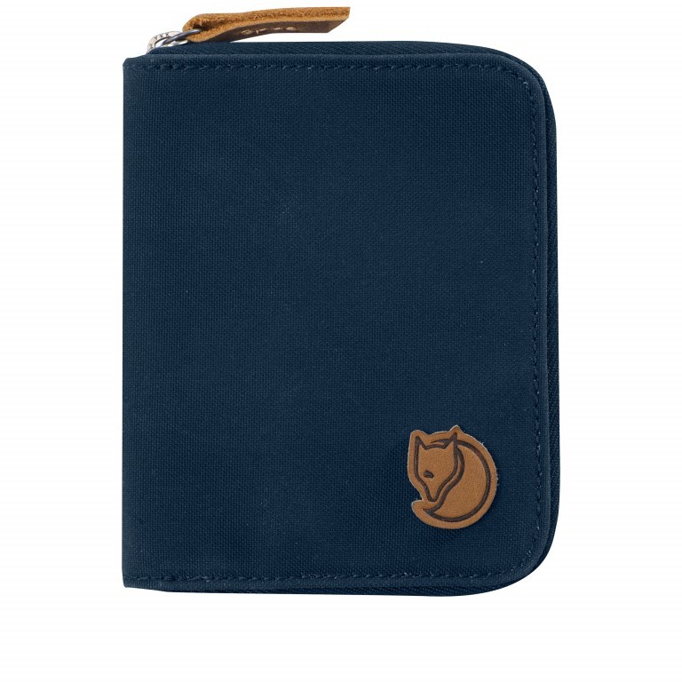 Geldbörse Zip Wallet Navy, Farbe: blau/petrol, Marke: Fjällräven, EAN: 7323450022433, Abmessungen in cm: 12x9.5x2, Bild 1 von 4