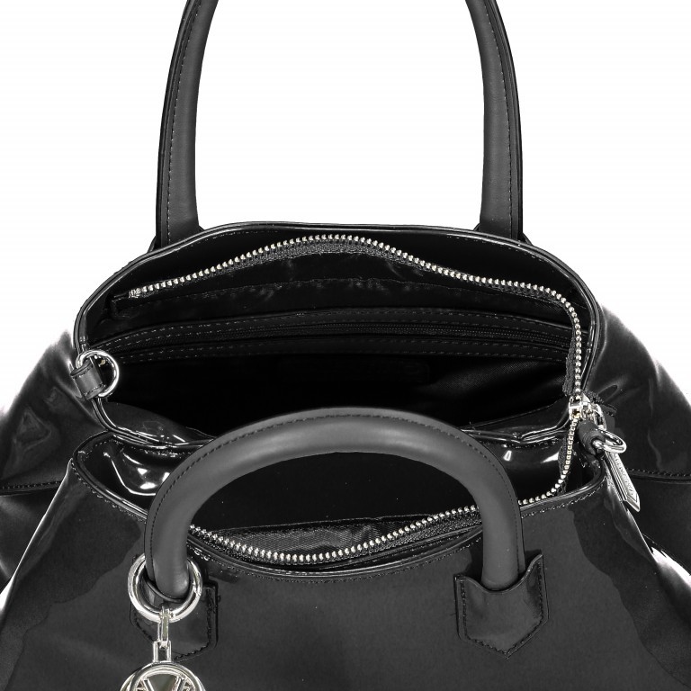 Handtasche Pascal Nero, Farbe: schwarz, Marke: Valentino Bags, EAN: 8052790754290, Abmessungen in cm: 24x22x14, Bild 6 von 7