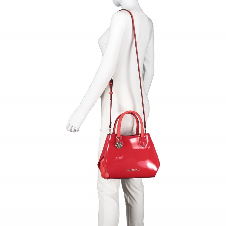 Handtasche Pascal Rosso, Farbe: rot/weinrot, Marke: Valentino Bags, EAN: 8052790754313, Abmessungen in cm: 24x22x14, Bild 4 von 7