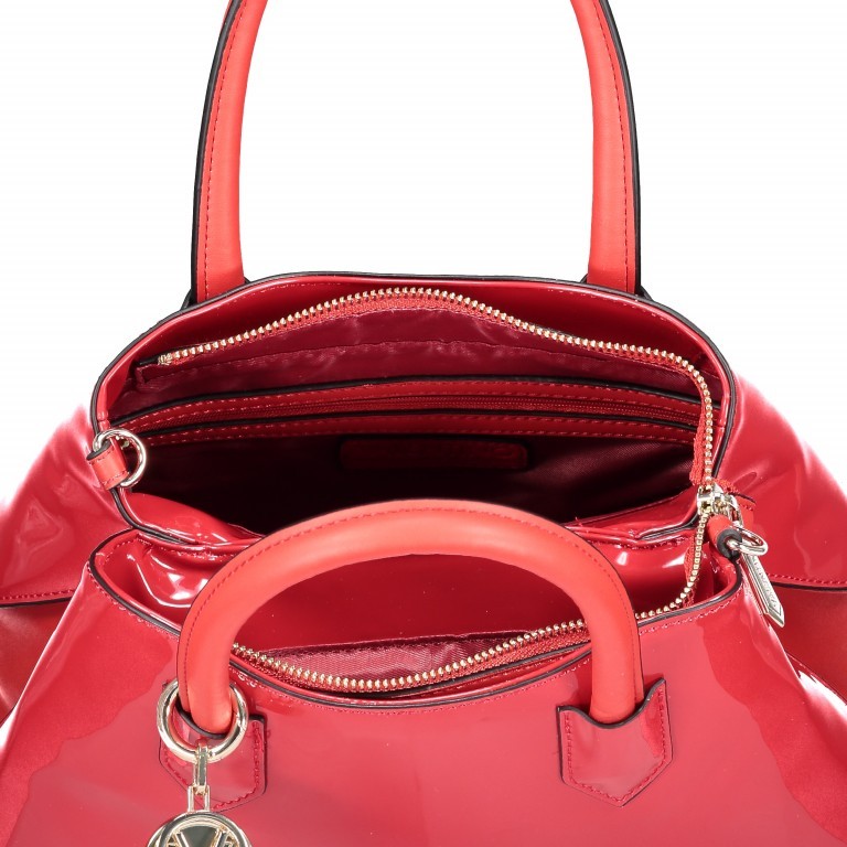 Handtasche Pascal Rosso, Farbe: rot/weinrot, Marke: Valentino Bags, EAN: 8052790754313, Abmessungen in cm: 24x22x14, Bild 6 von 7