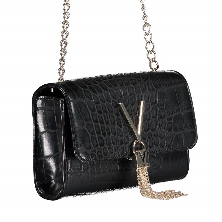 Umhängetasche Divina Nero, Farbe: schwarz, Marke: Valentino Bags, EAN: 8052790752579, Abmessungen in cm: 17x11.5x5, Bild 2 von 5