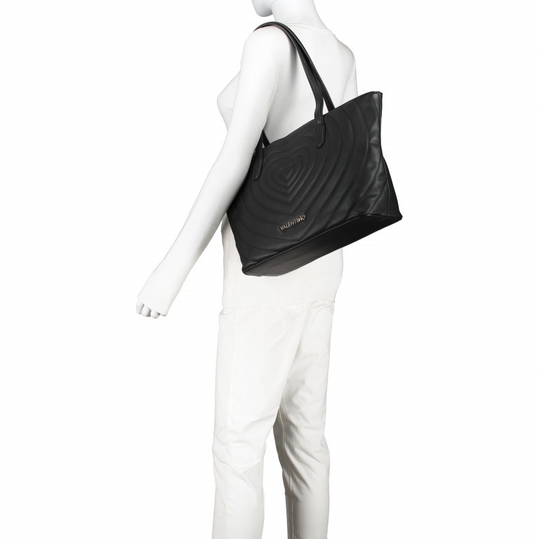 Shopper Fiona Nero, Farbe: schwarz, Marke: Valentino Bags, EAN: 8052790749654, Abmessungen in cm: 44x26x13, Bild 4 von 5