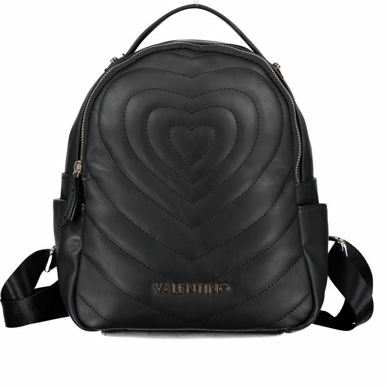 Rucksack Fiona Nero, Farbe: schwarz, Marke: Valentino Bags, EAN: 8052790749739, Abmessungen in cm: 22x27x12, Bild 1 von 6