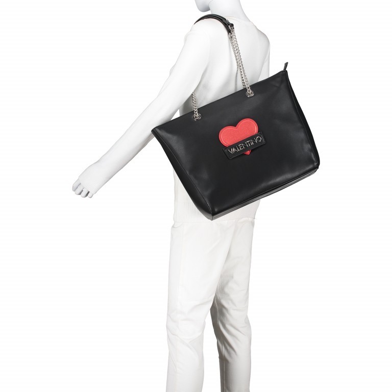 Shopper Coco Nero, Farbe: schwarz, Marke: Valentino Bags, EAN: 8052790751268, Abmessungen in cm: 34x32x14, Bild 3 von 5