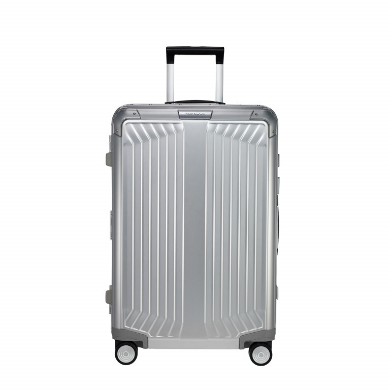 Koffer Lite-Box Spinner 69 Aluminium Silver, Farbe: metallic, Marke: Samsonite, EAN: 5414847961557, Abmessungen in cm: 47x69x27, Bild 1 von 11