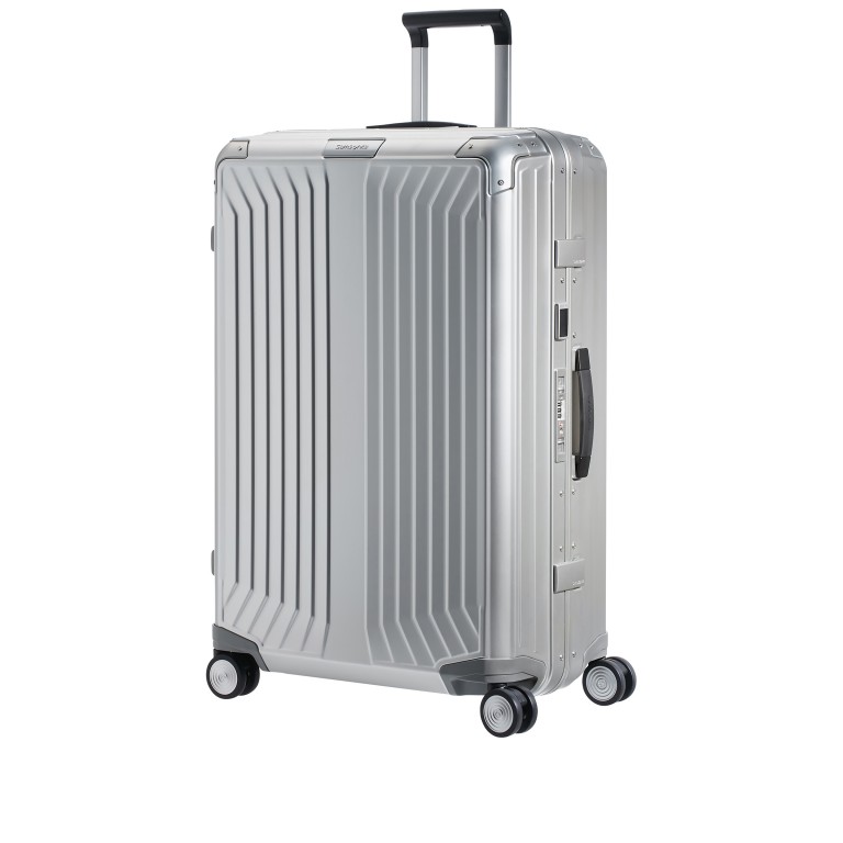 Koffer Lite-Box Spinner 76 Aluminium Silver, Farbe: metallic, Marke: Samsonite, EAN: 5414847961571, Abmessungen in cm: 51x76x28, Bild 2 von 11