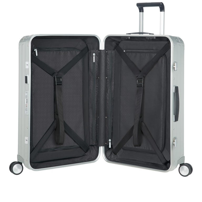 Koffer Lite-Box Spinner 76 Aluminium Silver, Farbe: metallic, Marke: Samsonite, EAN: 5414847961571, Abmessungen in cm: 51x76x28, Bild 5 von 11