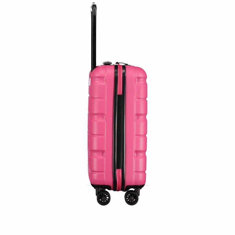 Koffer ABS13 53 cm Pink, Farbe: rosa/pink, Marke: Franky, EAN: 4250346134327, Abmessungen in cm: 40x53x20, Bild 4 von 9