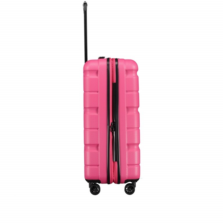 Koffer ABS13 66 cm Pink, Farbe: rosa/pink, Marke: Franky, EAN: 4250346134334, Abmessungen in cm: 44.5x66x28, Bild 3 von 10
