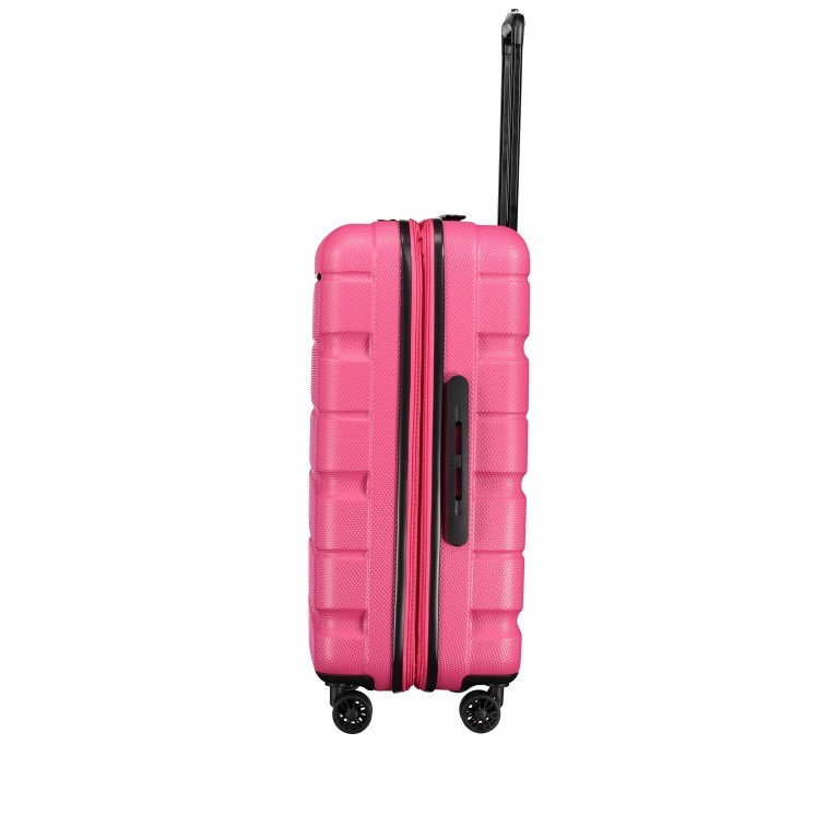 Koffer ABS13 66 cm Pink, Farbe: rosa/pink, Marke: Franky, EAN: 4250346134334, Abmessungen in cm: 44.5x66x28, Bild 5 von 10