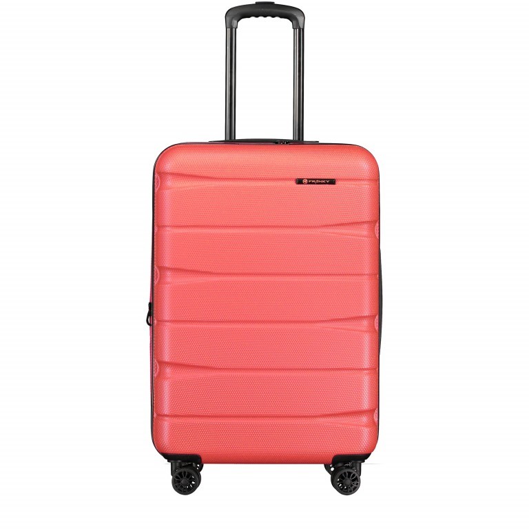 Koffer ABS13 66 cm Corale, Farbe: orange, Marke: Franky, EAN: 4250346134365, Abmessungen in cm: 44.5x66x28, Bild 1 von 10