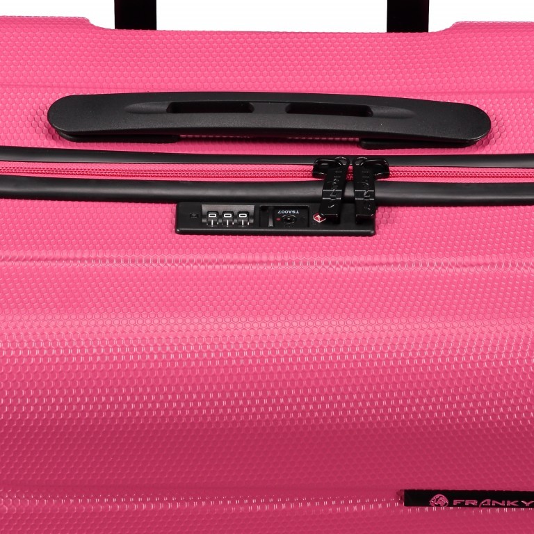 Koffer ABS13 76 cm Pink, Farbe: rosa/pink, Marke: Franky, EAN: 4250346134341, Abmessungen in cm: 51x76x30, Bild 8 von 8