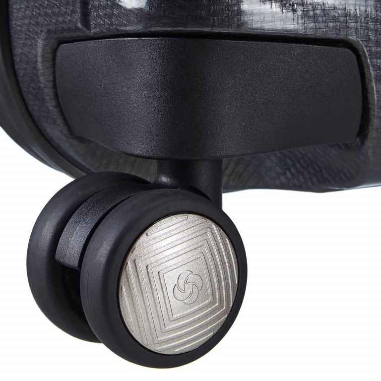 Koffer lite-cube Spinner 68 Black, Farbe: schwarz, Marke: Samsonite, EAN: 5414847802263, Abmessungen in cm: 45x68x25.5, Bild 4 von 5
