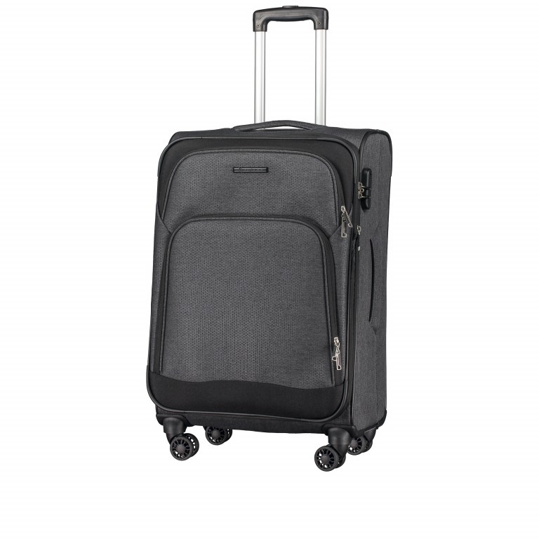 Koffer T1 69 cm Grey Bee, Farbe: grau, Marke: Franky, EAN: 4251672723001, Abmessungen in cm: 42x69x27, Bild 2 von 7
