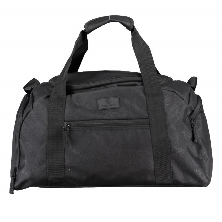 Reisetasche T1 Größe S Black Pineapple, Farbe: schwarz, Marke: Franky, EAN: 4250346126452, Abmessungen in cm: 46x26x25, Bild 1 von 4