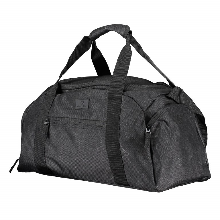 Reisetasche T1 Größe S Black Pineapple, Farbe: schwarz, Marke: Franky, EAN: 4250346126452, Abmessungen in cm: 46x26x25, Bild 2 von 4