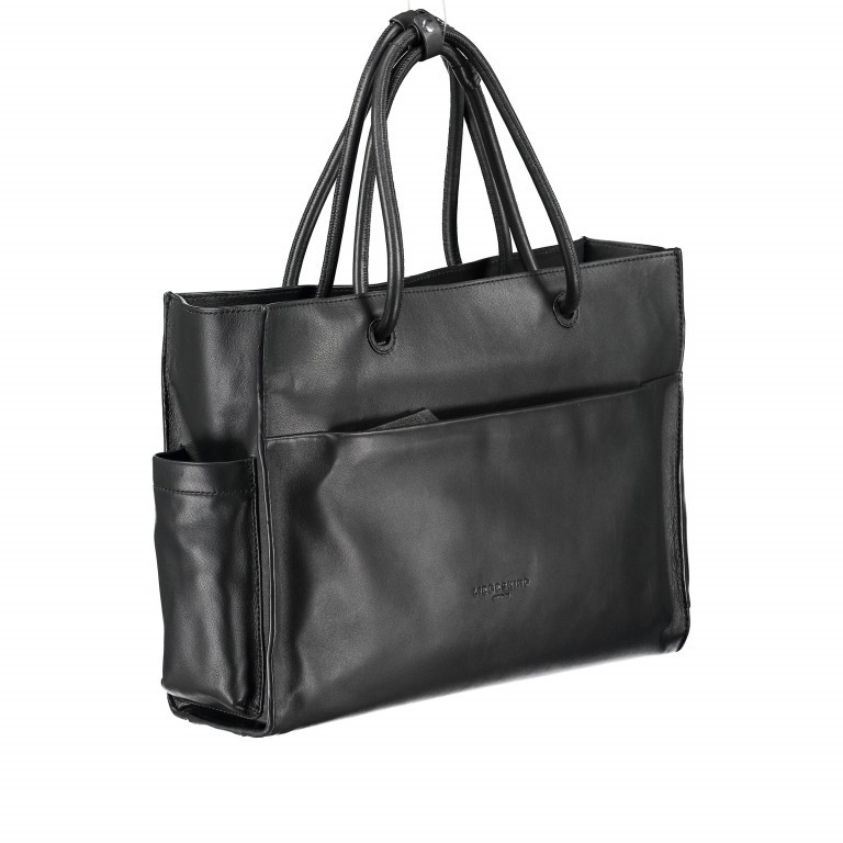 Shopper Silky Sheep DS Black, Farbe: schwarz, Marke: Liebeskind Berlin, EAN: 4058629105114, Abmessungen in cm: 39x29x10, Bild 2 von 8