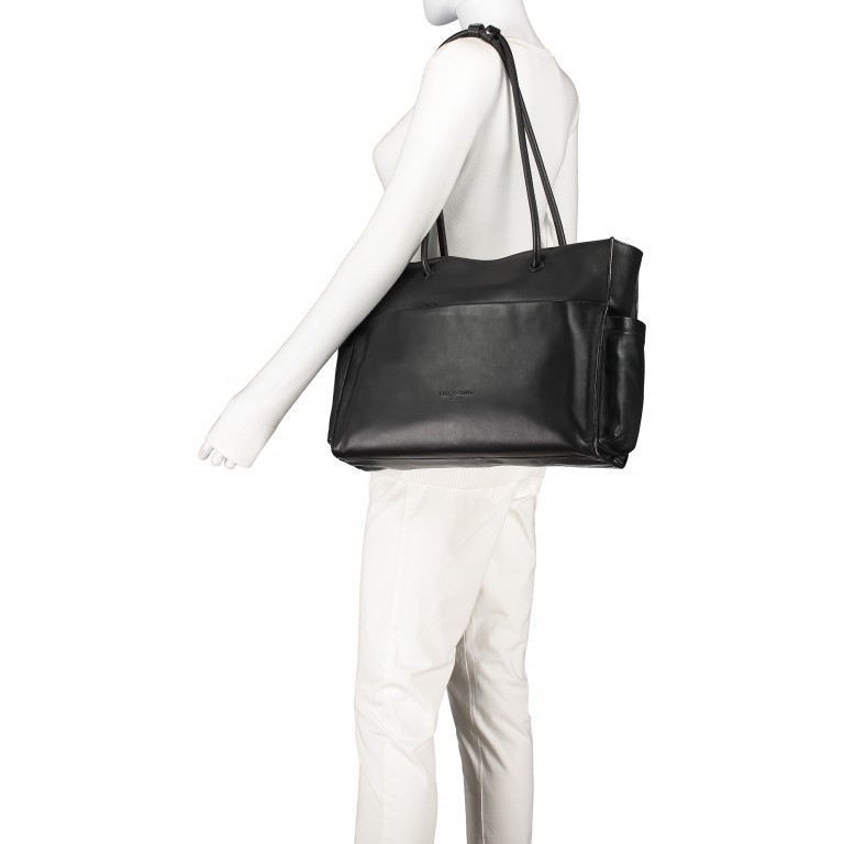 Shopper Silky Sheep DS Black, Farbe: schwarz, Marke: Liebeskind Berlin, EAN: 4058629105114, Abmessungen in cm: 39x29x10, Bild 5 von 8
