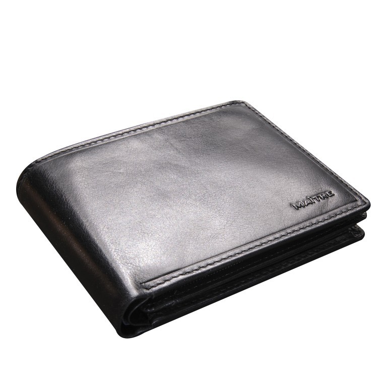 Geldbörse Grumbach Galbert mit RFID-Schutz Schwarz, Farbe: schwarz, Marke: Maitre, EAN: 4053533583553, Abmessungen in cm: 12x9.5x2.5, Bild 2 von 6