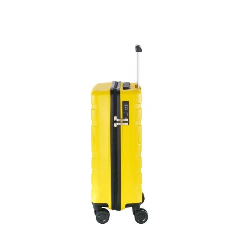 Koffer Kosmos 55 cm Gelb, Farbe: gelb, Marke: Travelite, EAN: 4027002065208, Abmessungen in cm: 39x55x23, Bild 3 von 7