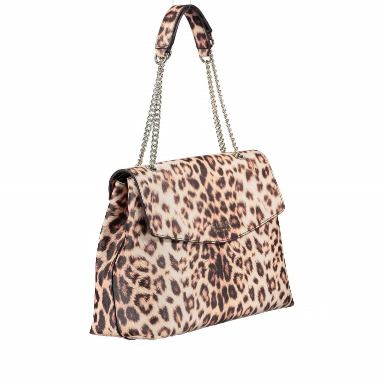 Umhängetasche Leopard, Farbe: beige, Marke: Guess, EAN: 0190231250807, Abmessungen in cm: 34x25x14, Bild 2 von 6