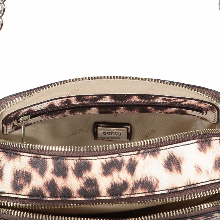 Umhängetasche Leopard, Farbe: beige, Marke: Guess, EAN: 0190231250791, Abmessungen in cm: 20x13.5x6.5, Bild 6 von 6