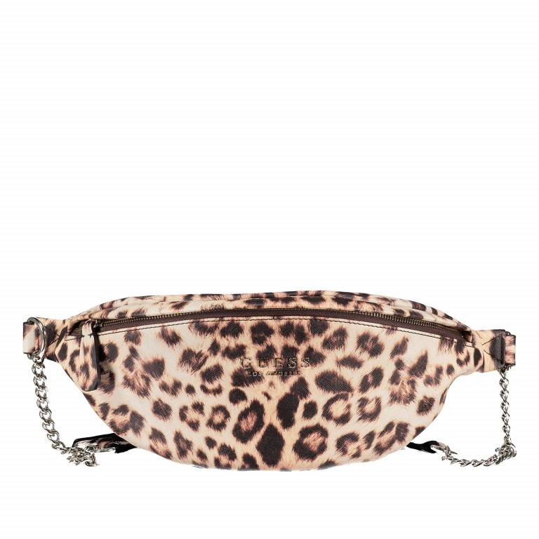 Umhängetasche / Gürteltasche Leopard, Farbe: beige, Marke: Guess, EAN: 0190231250852, Bild 1 von 6