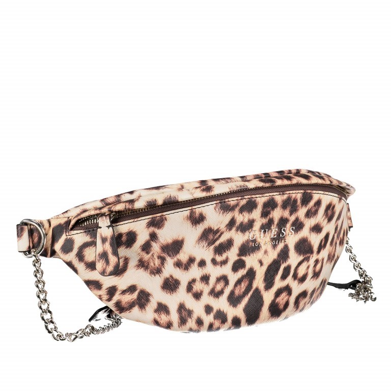 Umhängetasche / Gürteltasche Leopard, Farbe: beige, Marke: Guess, EAN: 0190231250852, Bild 2 von 6