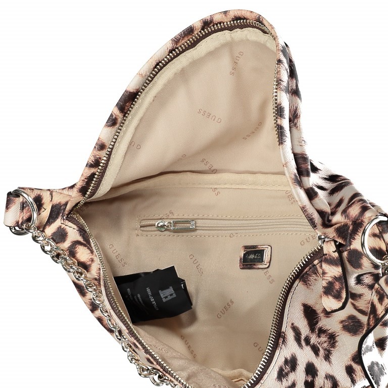 Umhängetasche / Gürteltasche Leopard, Farbe: beige, Marke: Guess, EAN: 0190231250852, Bild 6 von 6