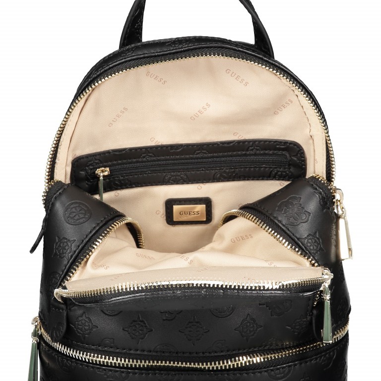 Rucksack Black, Farbe: schwarz, Marke: Guess, EAN: 0190231254942, Abmessungen in cm: 20x27x9, Bild 7 von 7